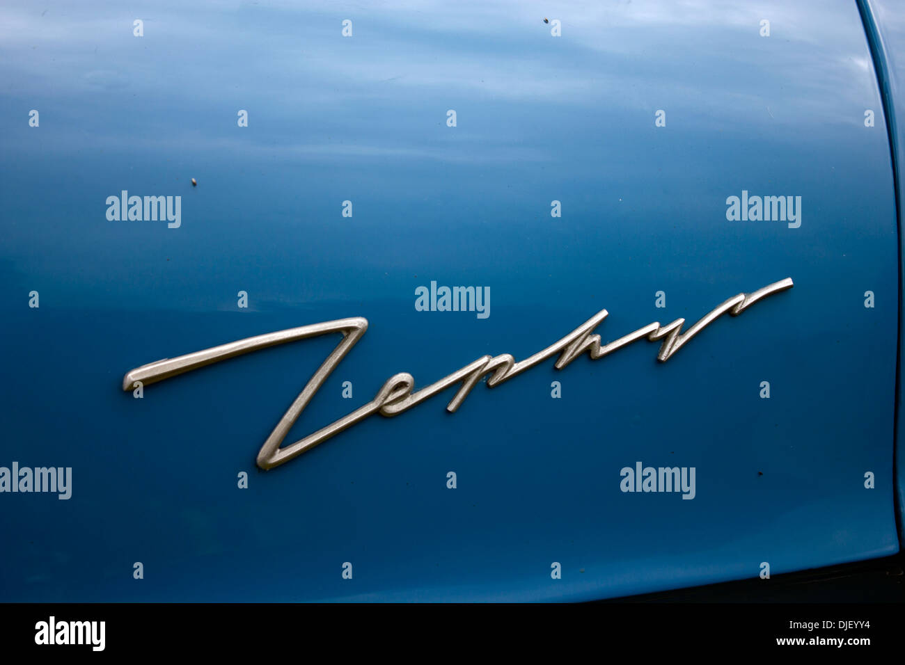 Ford Zephyr Badge Stock Photo