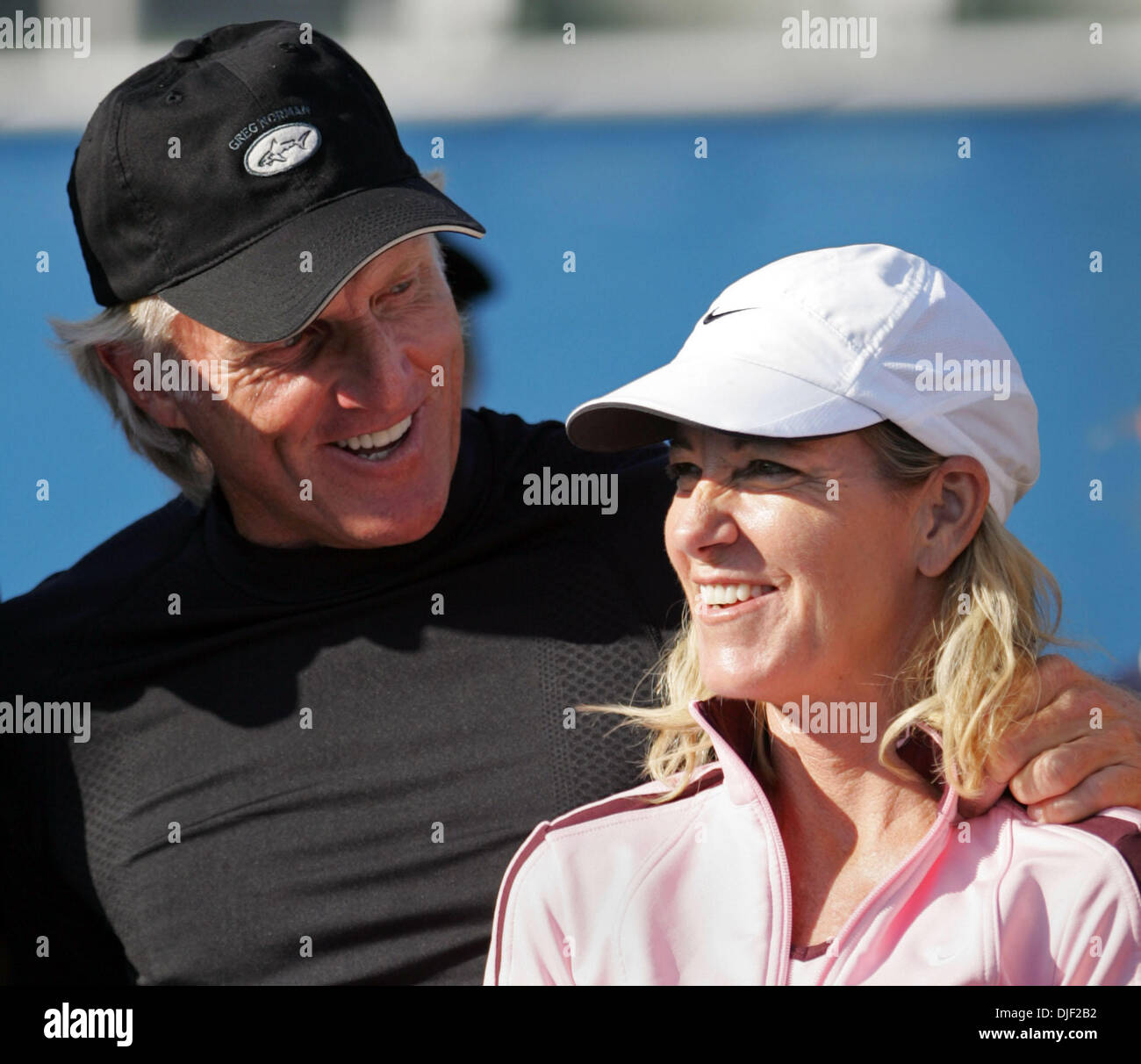 Chris evert greg norman hires stock photography and images Alamy