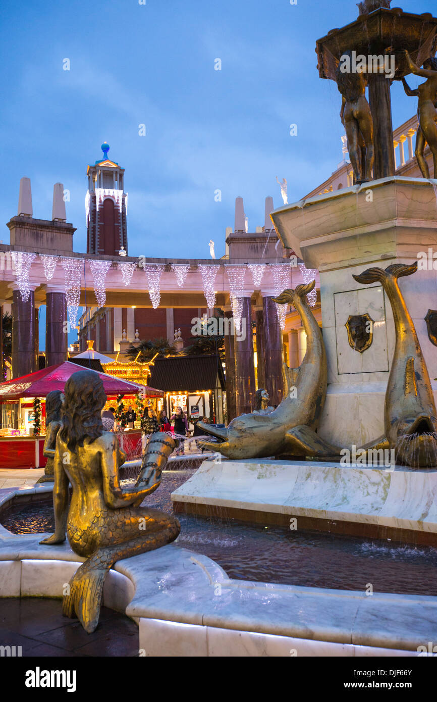 Christmas decorations in the Trafford Centre, manchester, UK Stock