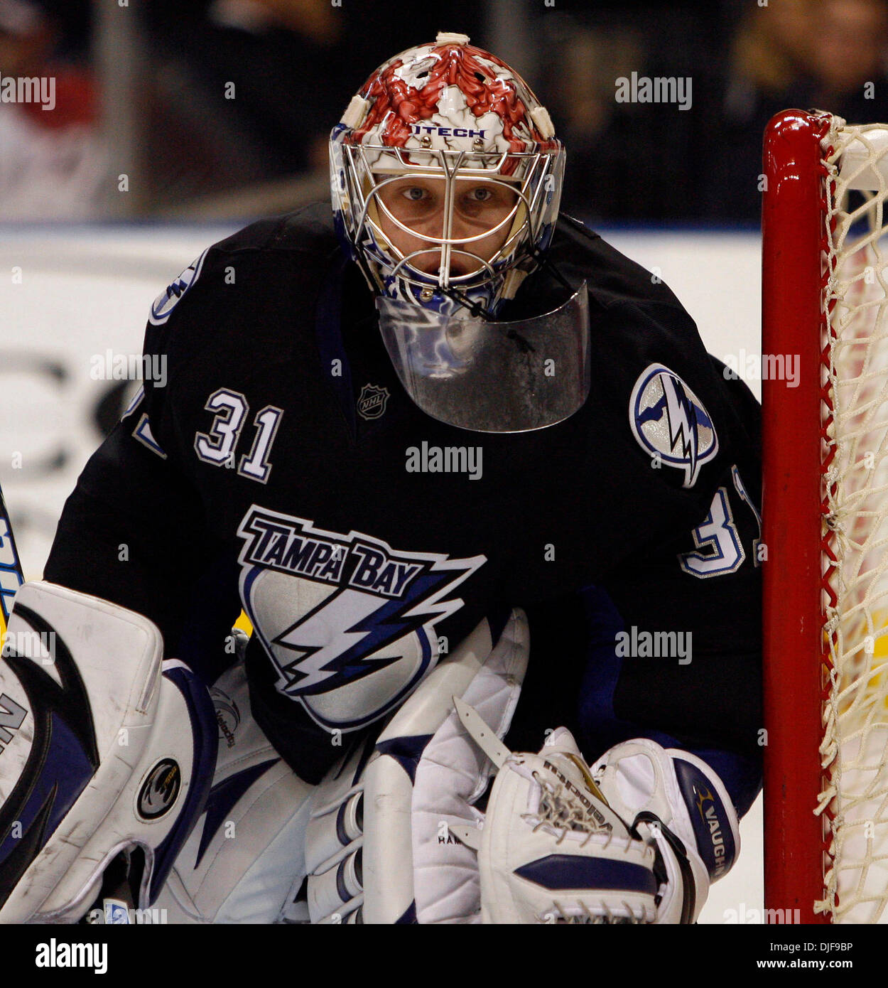 7 CAPTION (TAMPA 02/12/08).Tampa Bay Lightning goalie Karri Ramo (31