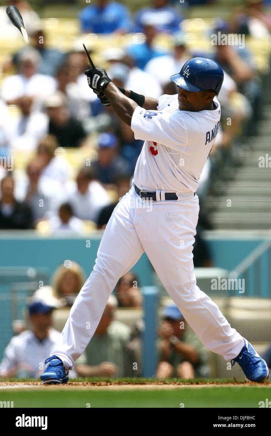 2 Jun 2010 Los Angeles Dodgers left fielder Garret Anderson takes a