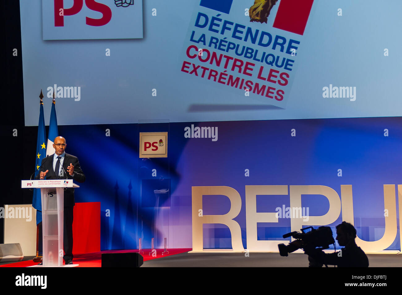 Paris, France, Politics French Socialist Labor Party Meeting, Against