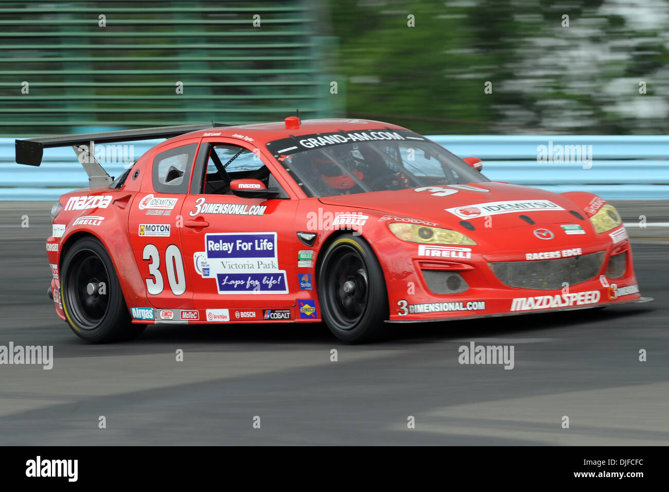 The Racers Edge Motorsports Mazda RX8 driven by Todd Lamb, Jordan
