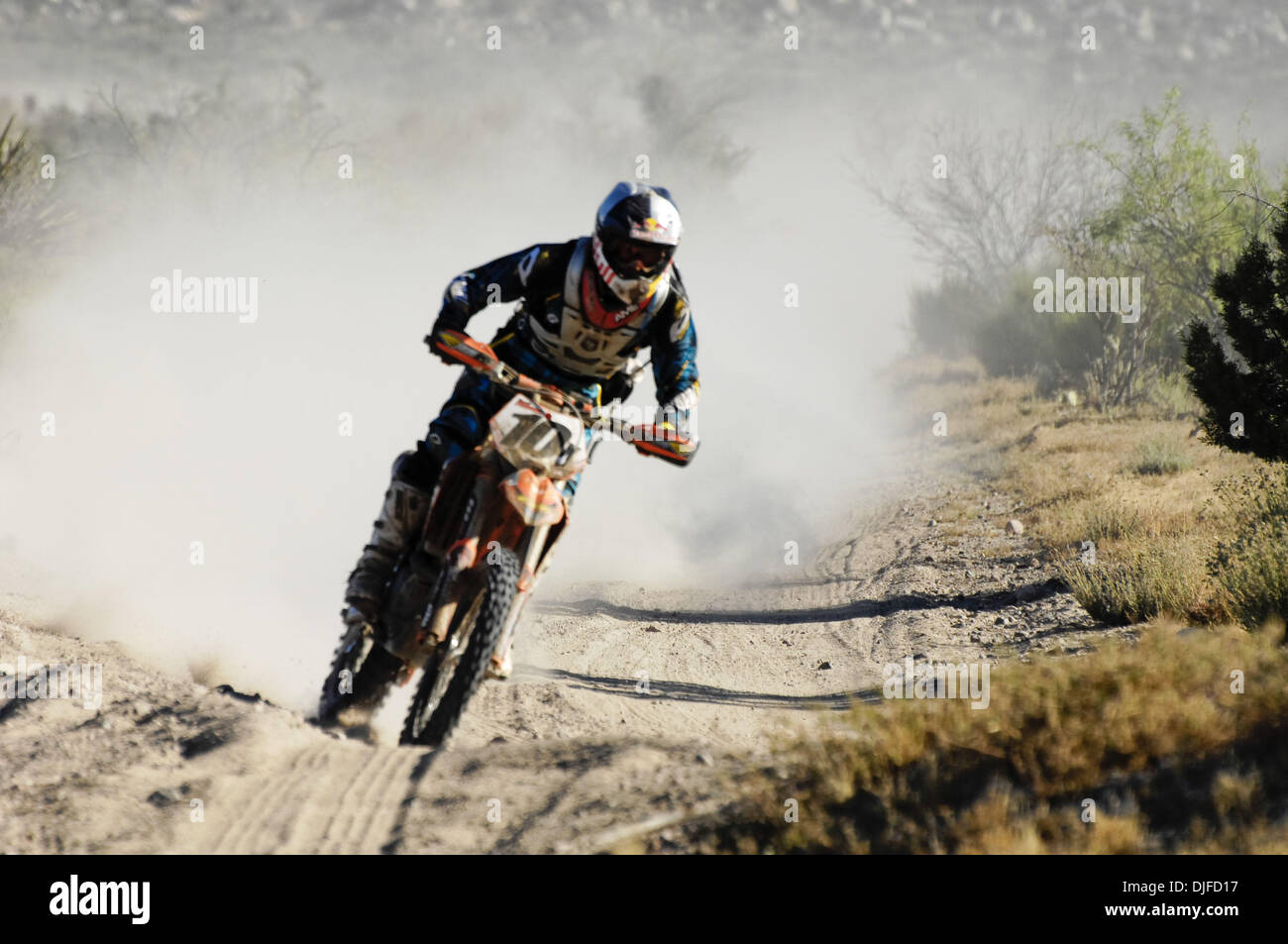 Jun 05, 2010 - Ensenada, Baja Norte, Mexico - IVAN RAMIREZ rides to third in Class 22 and third overall.  The 42nd Tecate SCORE Baja 500 covered 438.81 miles of desert in Baja, California. (Credit Image: © Stan Sholik/ZUMApress.com) Stock Photo