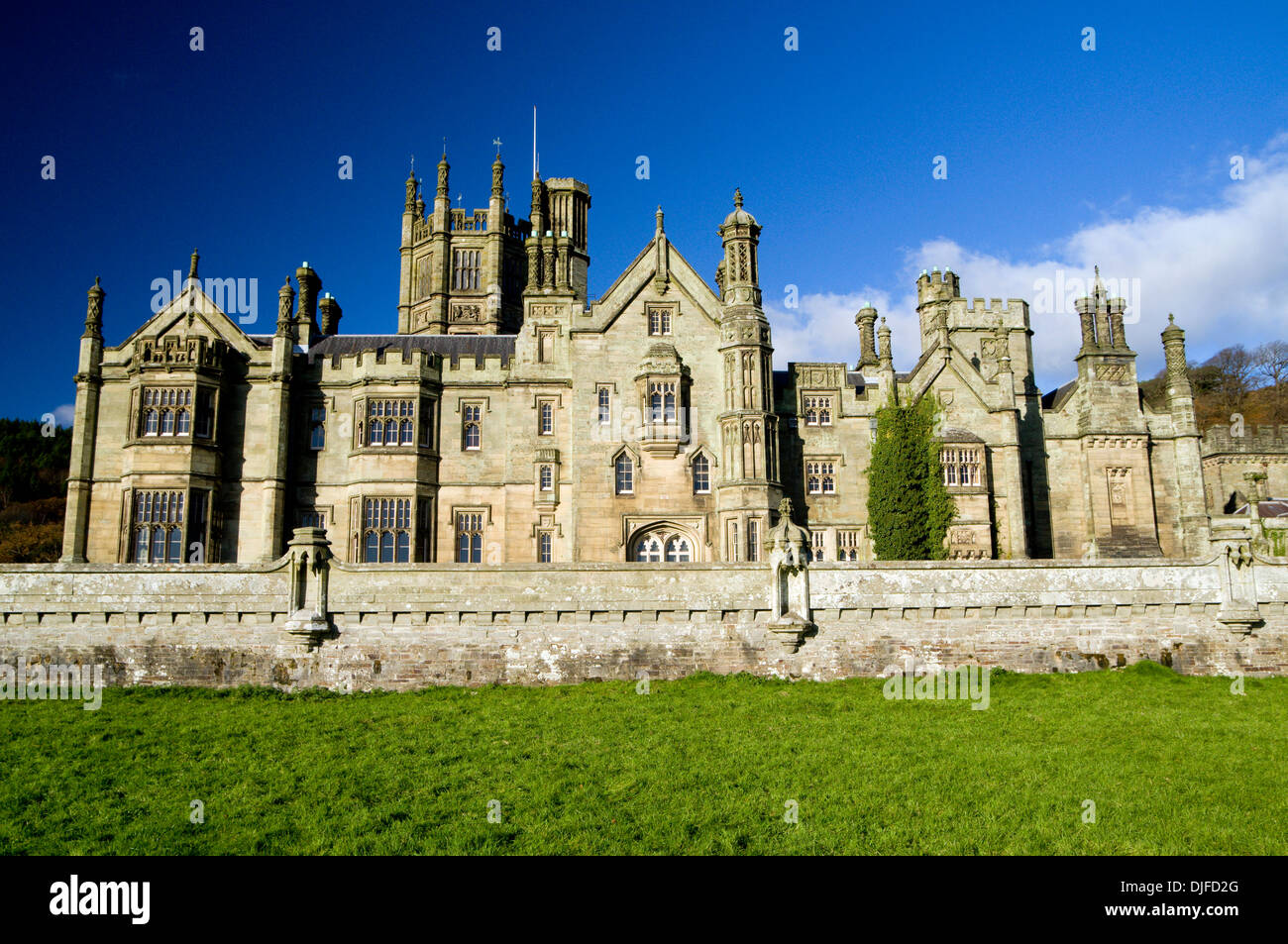 Margam Manor, Victorian Manor House, Port Talbot, South Wales. Stock Photo