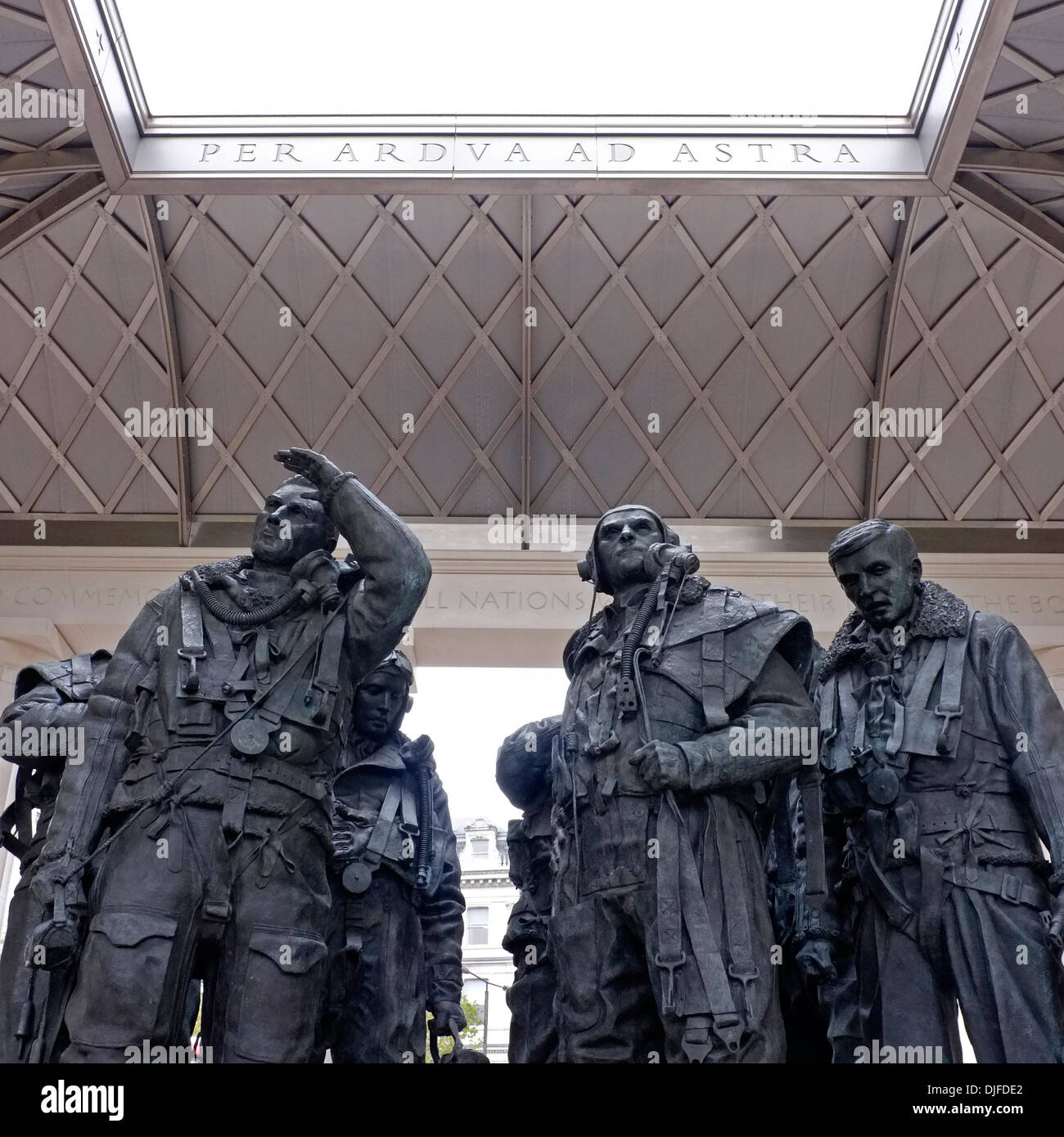 The Bomber Command Memorial, London Stock Photo