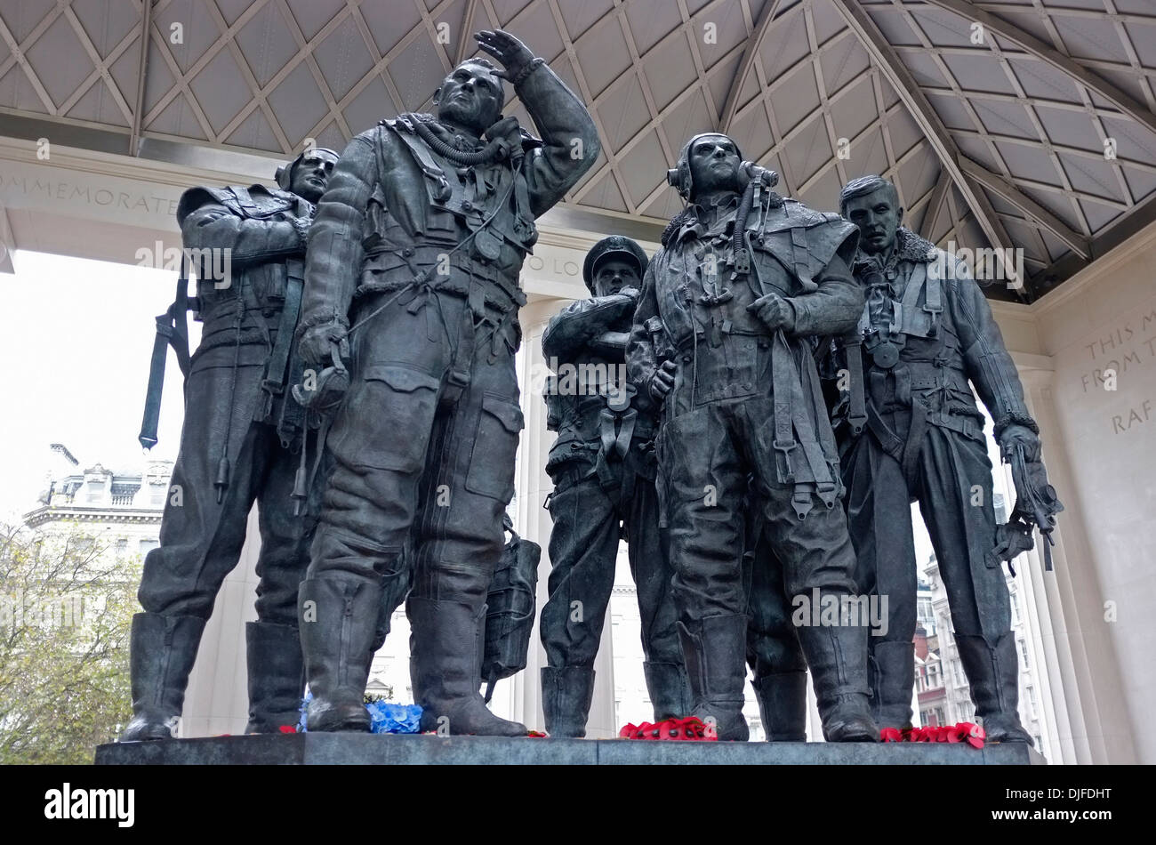 The Bomber Command Memorial, London Stock Photo