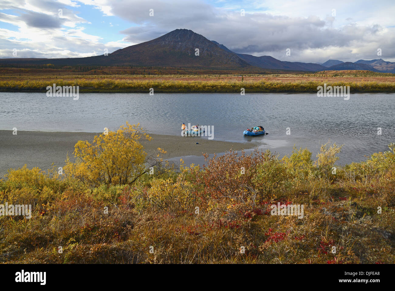 Guarding Rafts Along The Sheenjek River The Remainder Hike To