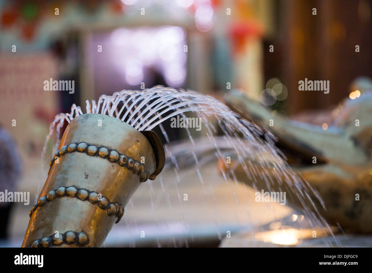 A water feature in the Trafford Centre in Manchester, UK Stock Photo