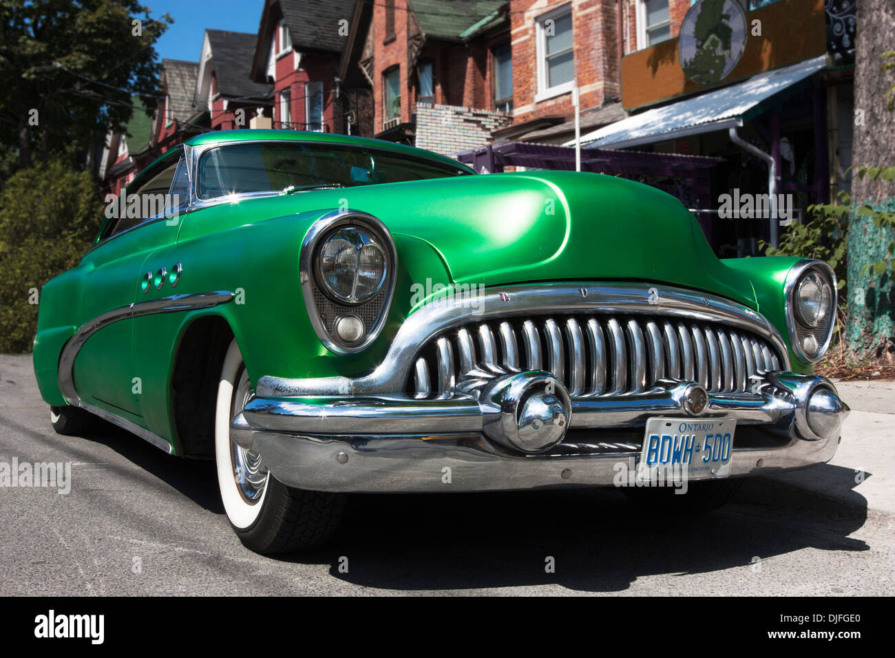 Immaculately restored 1953 vintage Buick Super Riviera Series 50 coupe, Toronto, Canada Stock Photo