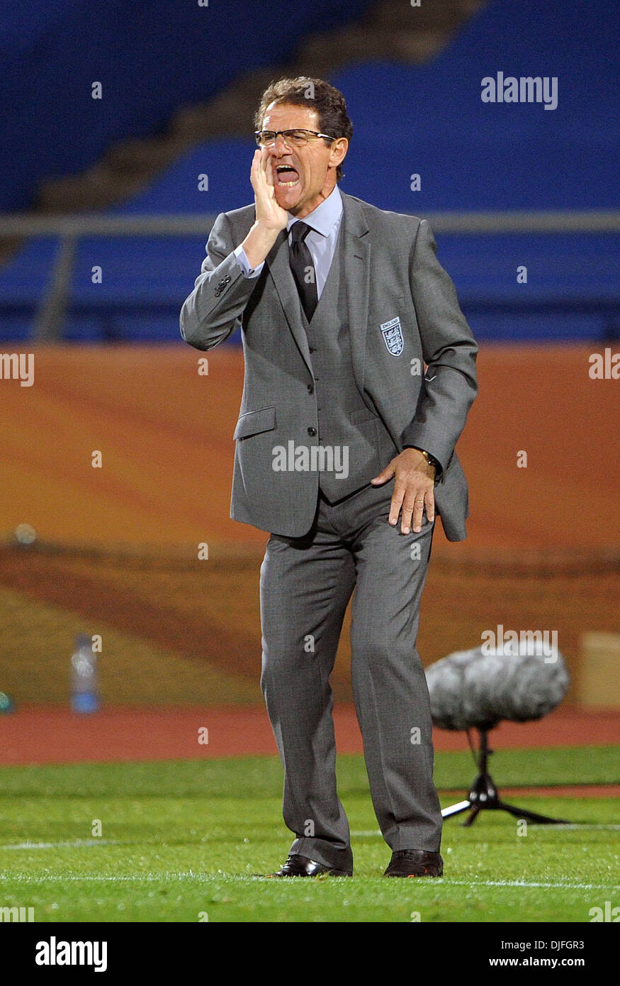 England football coach fabio capello hires stock photography and