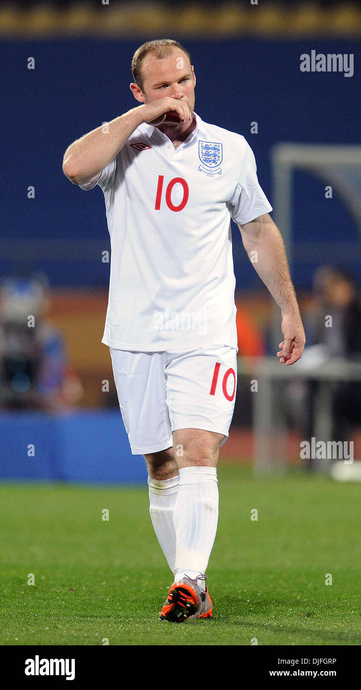 June 12, 2010 - Rustenburg, South Africa - Wayne Rooney of England ...