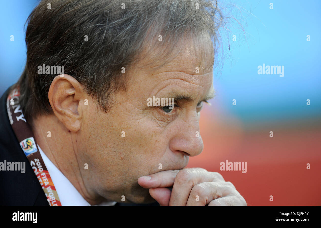 Jun 13, 2010 - Pretoria, South Africa - MILOVAN RAJEVAC, coach of Ghana ...