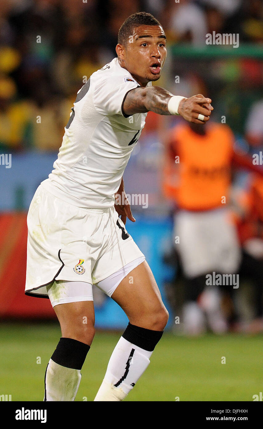 Jun 13, 2010 - Pretoria, South Africa - KEVIN PRINCE BOATENG of Ghana gestures during a FIFA World Cup 2010 football match between Serbia and Ghana at the Loftus Versfeld Stadium, on June 13, 2010 in Pretoria, South Africa. (Credit Image: © Luca Ghidoni/ZUMApress.com) Stock Photo