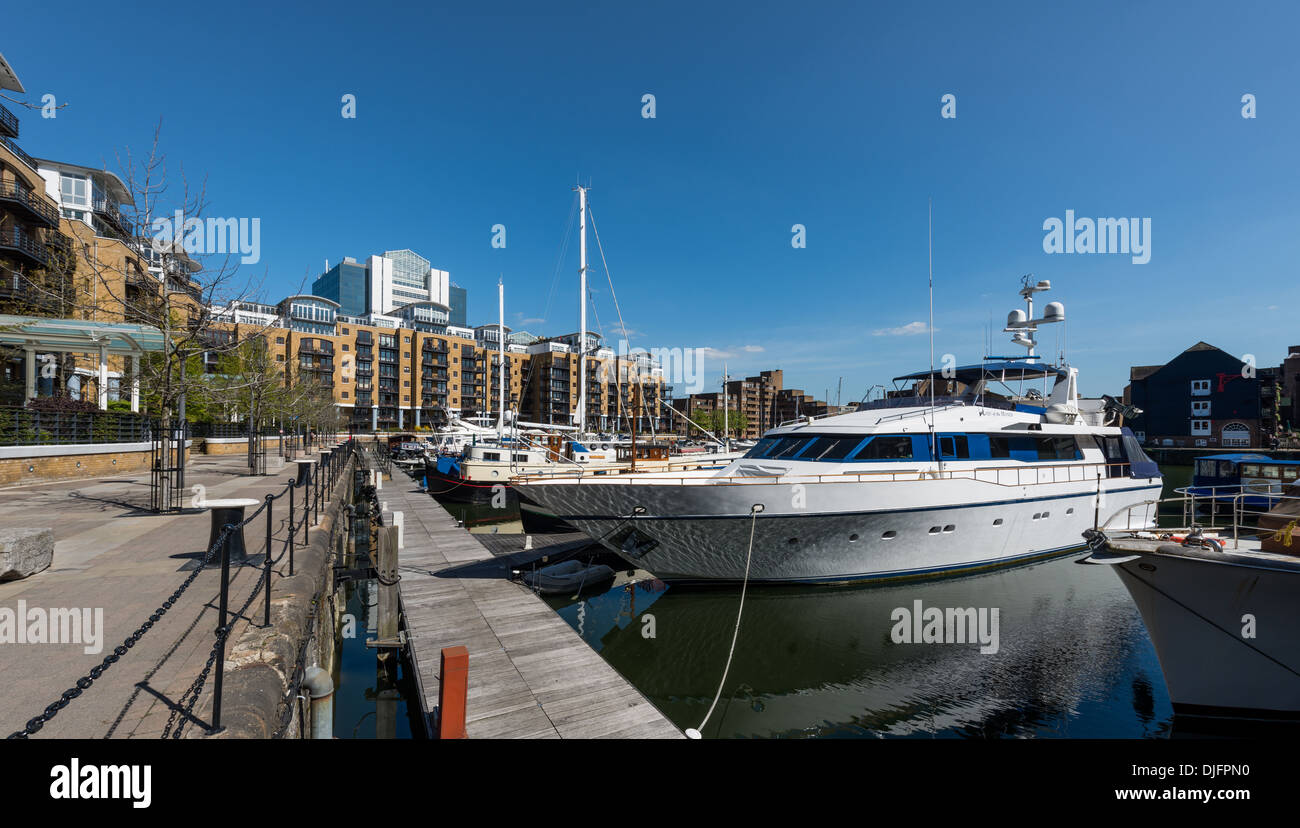 St Katharine Docks, Wapping, London Stock Photo