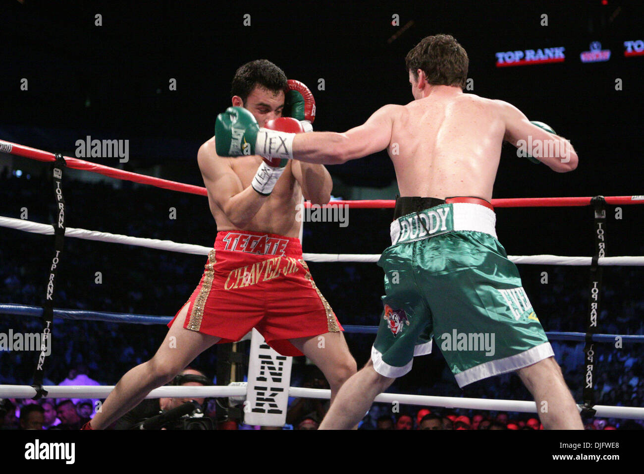 Jun 26, 2010 San Antonio, Texas, USA Middleweight boxers JULIO