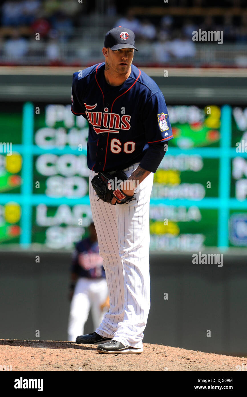 Minnesota twins players celebrate after hi-res stock photography and images  - Alamy