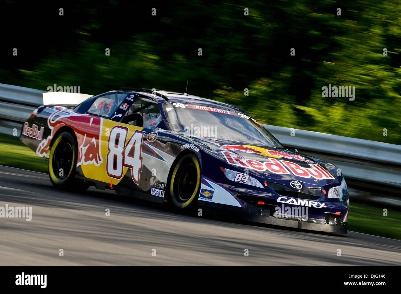 July 02, 2010 - Lakeville, Connecticut, U.S - 2 July 2010: Cole Whitt (84) during qualifying for the K&N 100 at  Lime Rock Park in Lakeville, Connecticut. (Credit Image: © Geoff Bolte/Southcreek Global/ZUMApress.com) Stock Photo