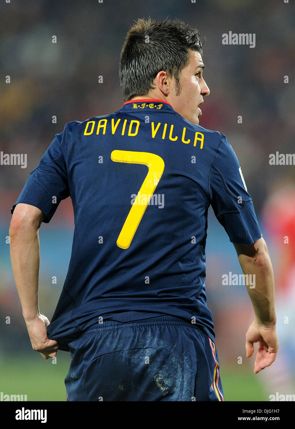 david villa spain jersey