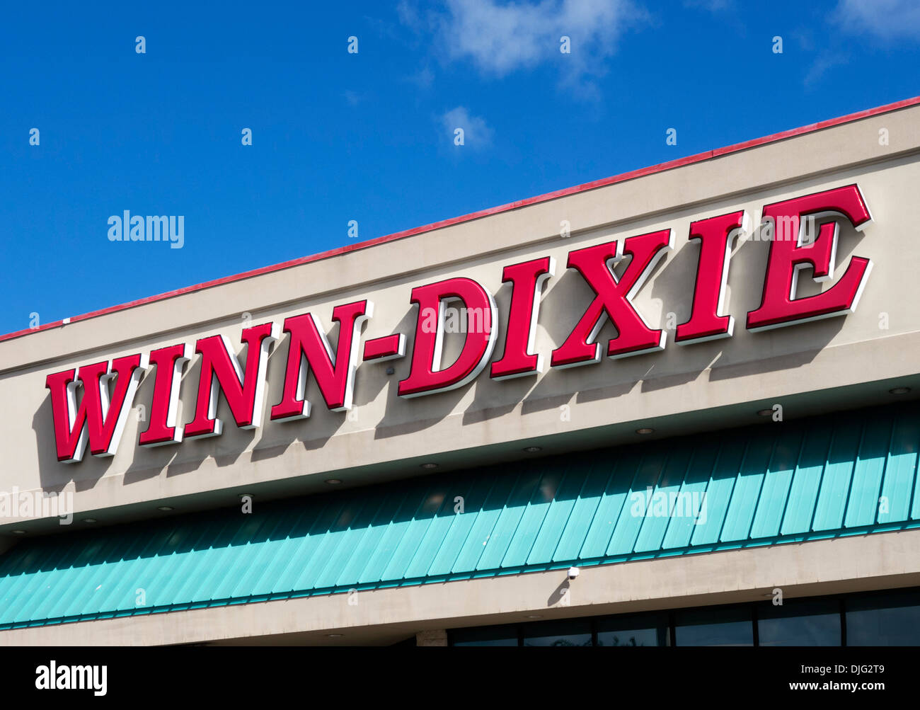 Winn-Dixie grocery store in Haines City, Central Florida, USA Stock Photo