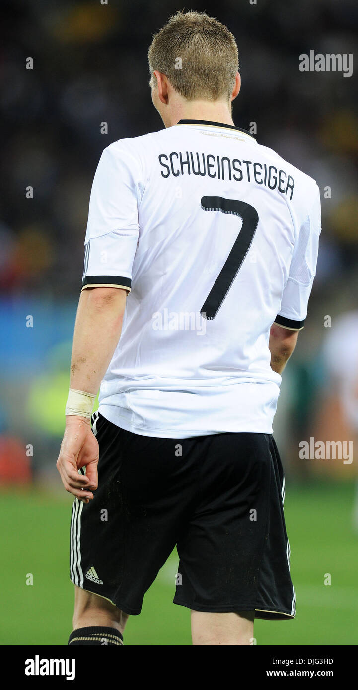 July 07 2010 Durban South Africa Bastian Schweinsteiger Of Germany Is Seen During The 2010 Fifa World Cup Semi Final Soccer Match Between Germany And Spain At Princess Magogo Stadium