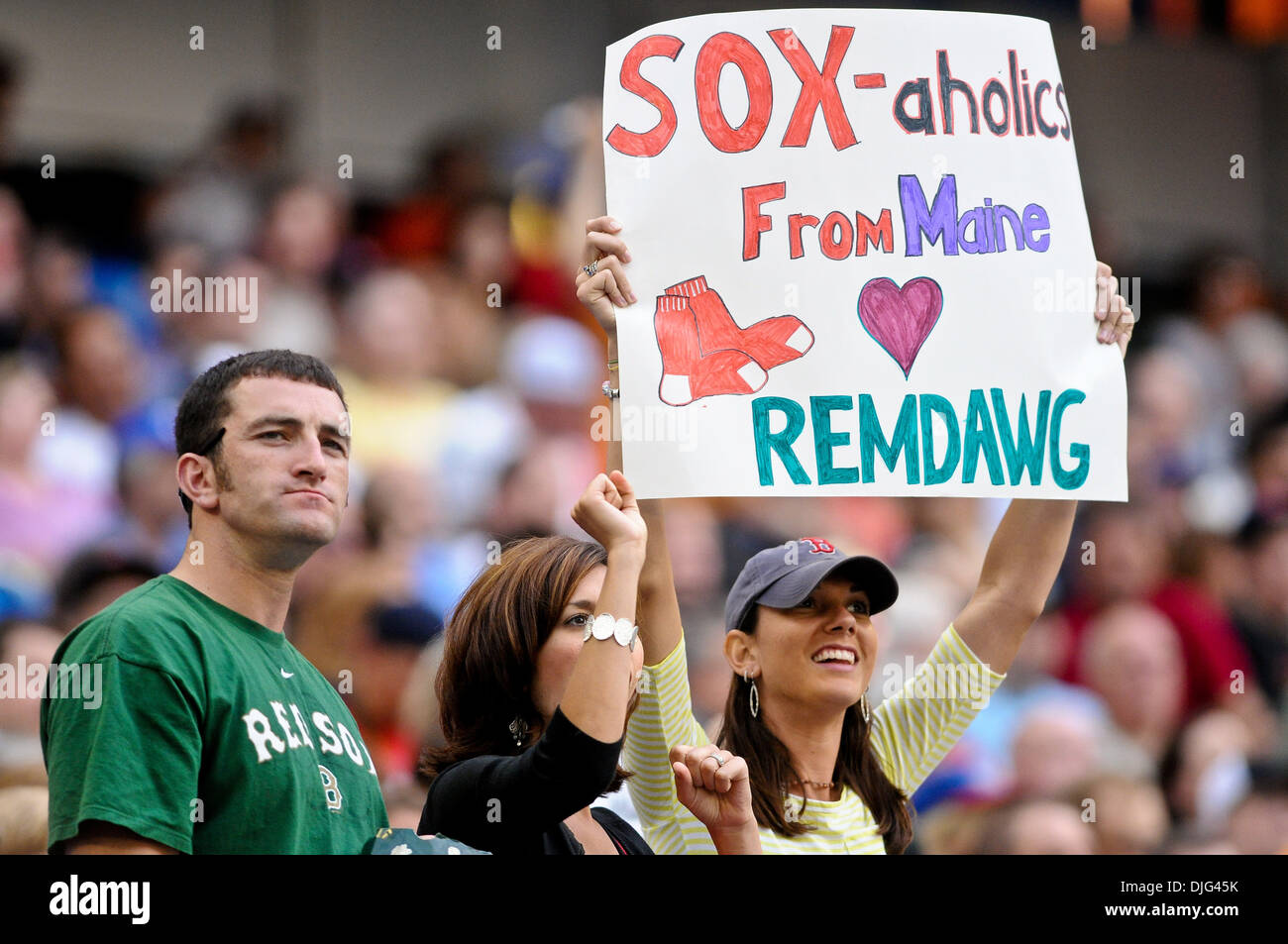 Red sox fans hi-res stock photography and images - Alamy