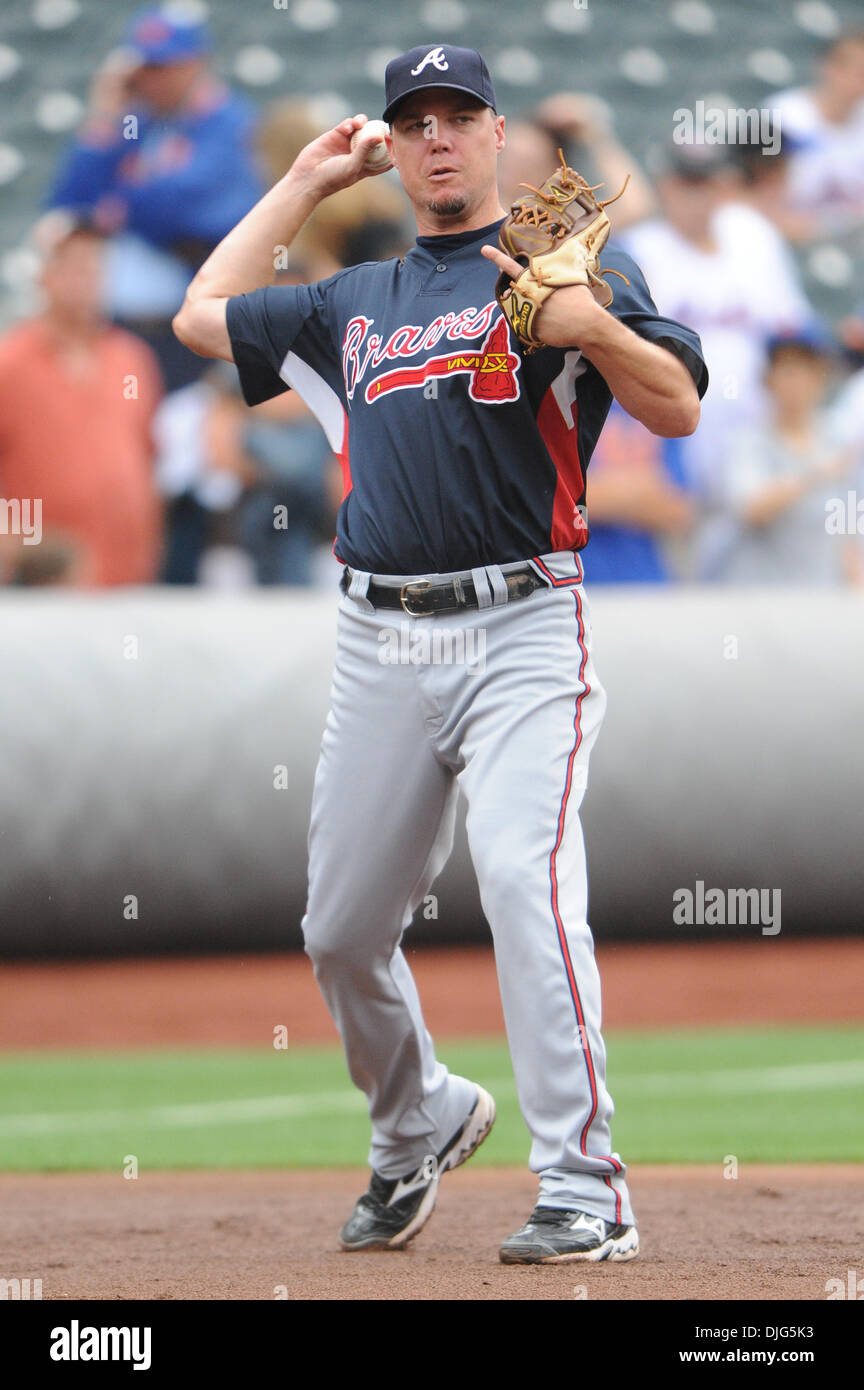 10 July, 2010 Atlanta Braves third baseman Chipper Jones (10) during