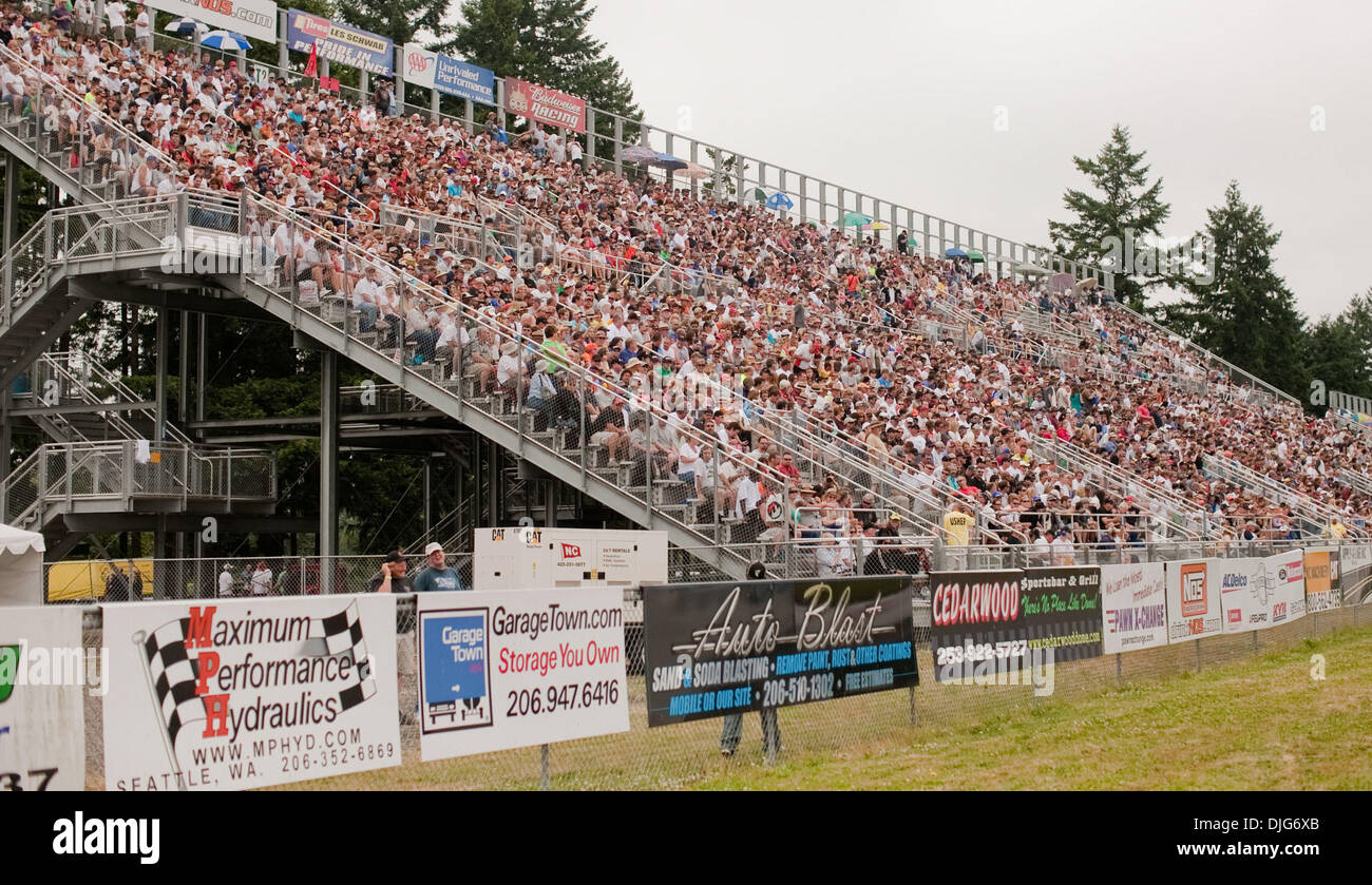 July 10th 2010, the main grandstands on Sunday at the NW Nationals at ...