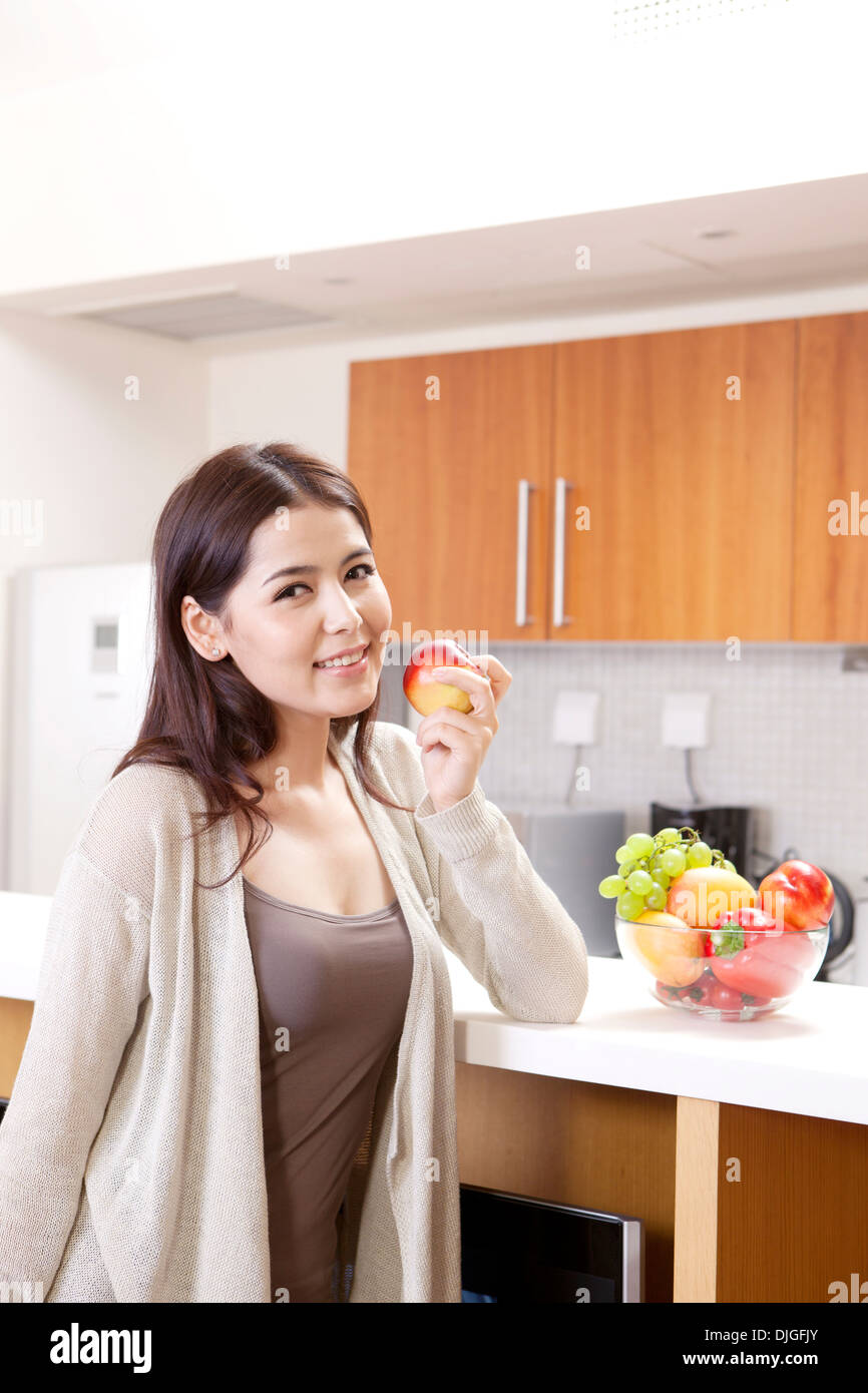 Eastern Woman's Casual Lifestyle Stock Photo