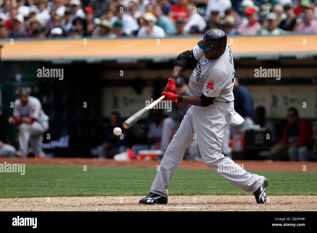 Boston Red Sox designated hitter Hanley Ramirez during a baseball game at  Fenway Park in Boston, Thursday, July 20, 2017. (AP Photo/Charles Krupa  Stock Photo - Alamy