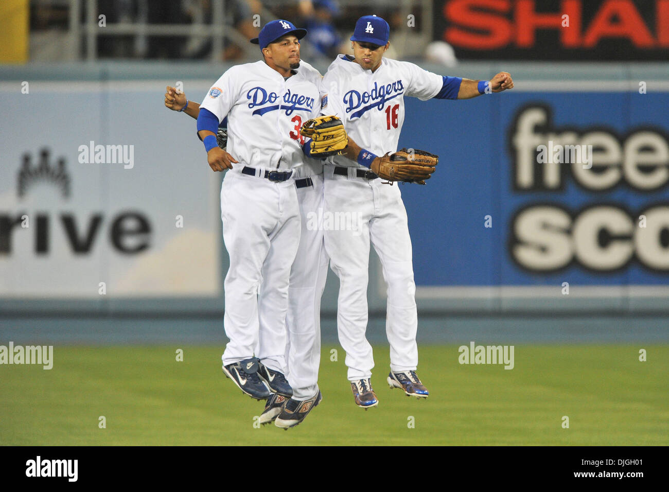 July 22, 2010 Los Angeles, California, U.S 22 July 2010 Dodgers outfielders Xavier Paul (30