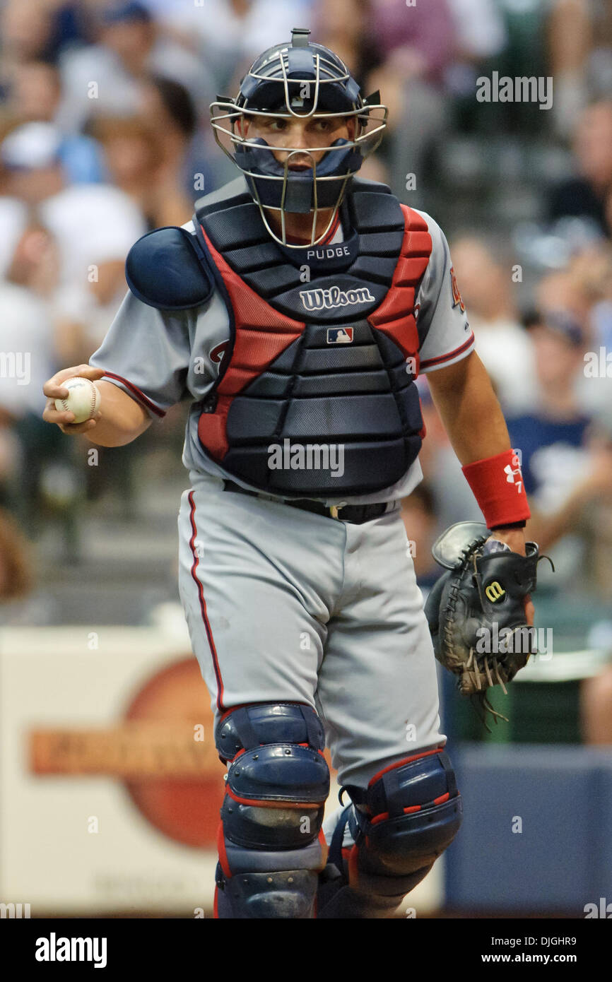 Washington Nationals' catcher Ivan Rodriguez takes batting practice during  the Nationals' game against the Florida Marlins' at Nationals Park in  Washington on May 9, 2010. UPI/Kevin Dietsch Stock Photo - Alamy