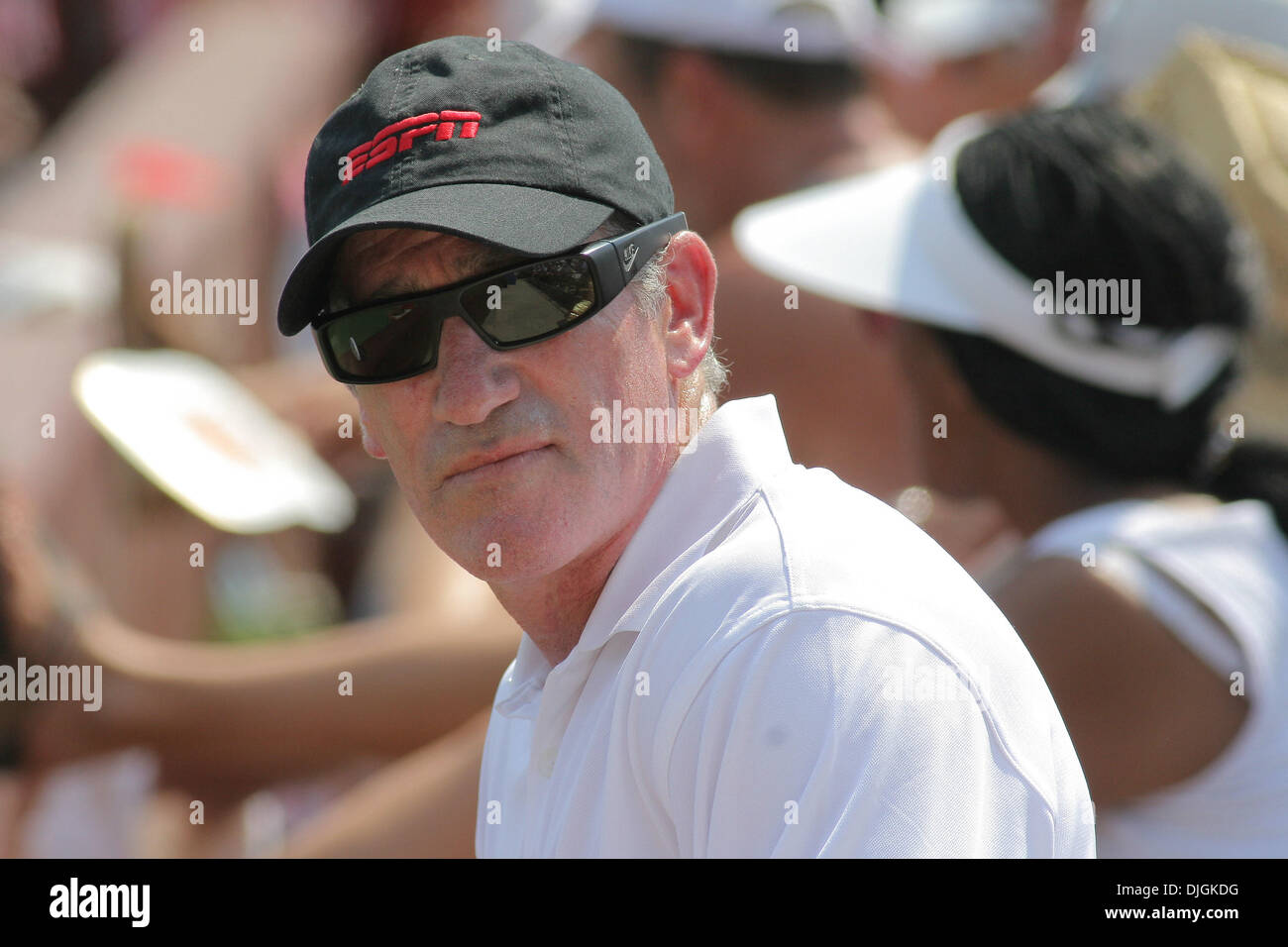 July 25, 2010 Brad Gilbert reporting for ESPN on Day 7 Finals of The