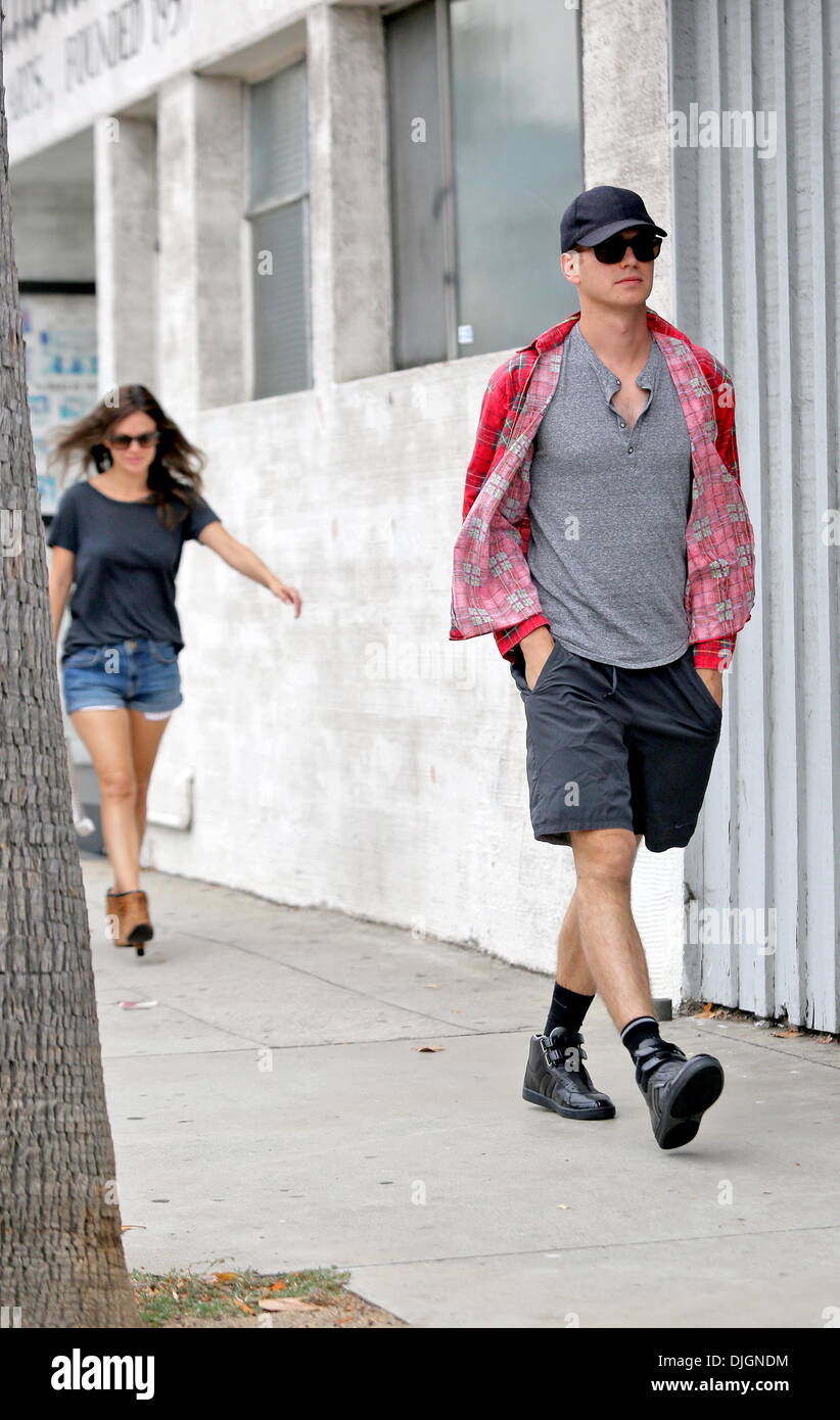 Rachel Bilson And Boyfriend Hayden Christensen Seen Out And About In Studio City Los Angeles California 12 07 12 Stock Photo Alamy