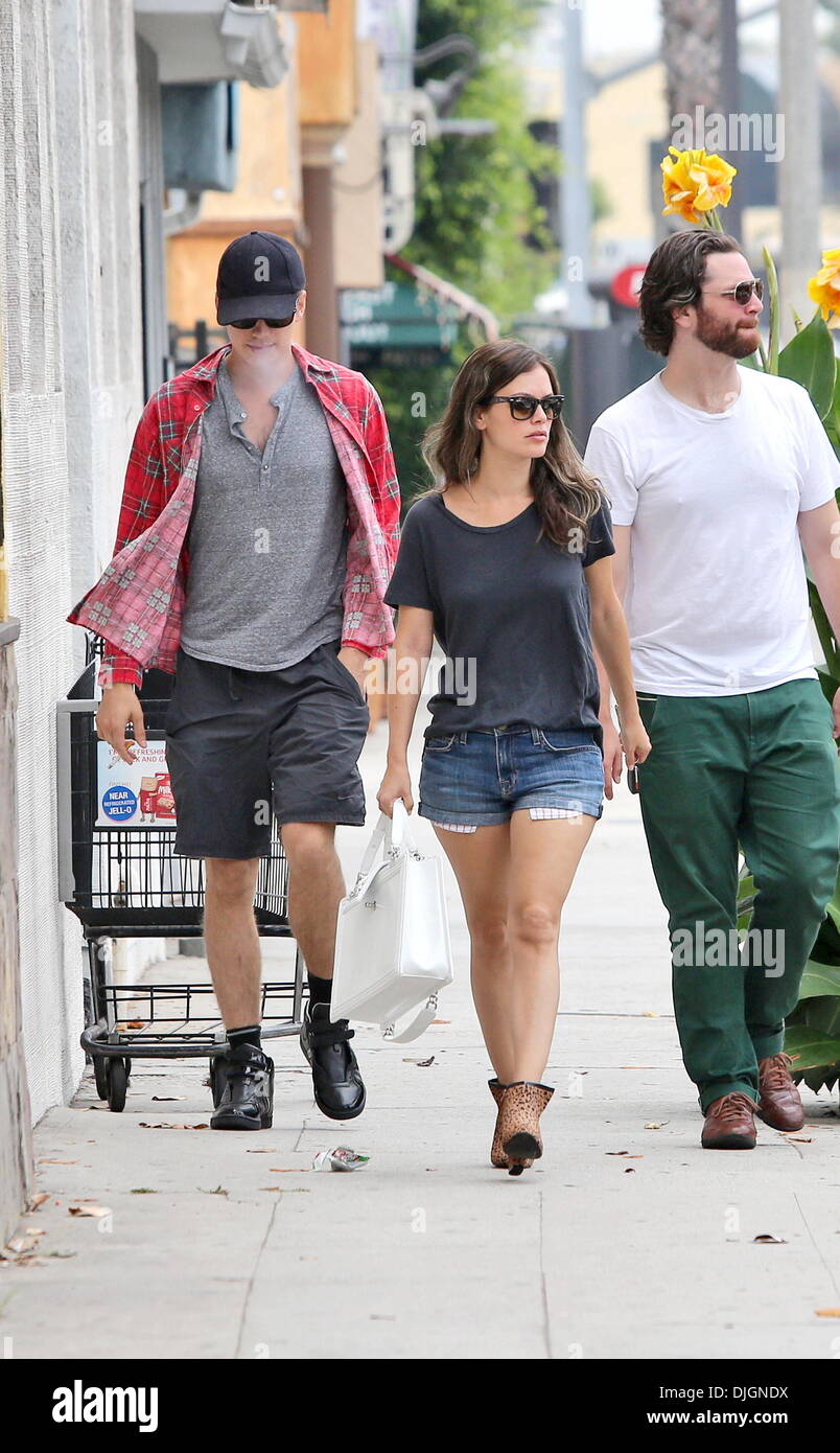 Rachel Bilson and boyfriend Hayden Christensen seen out and about in