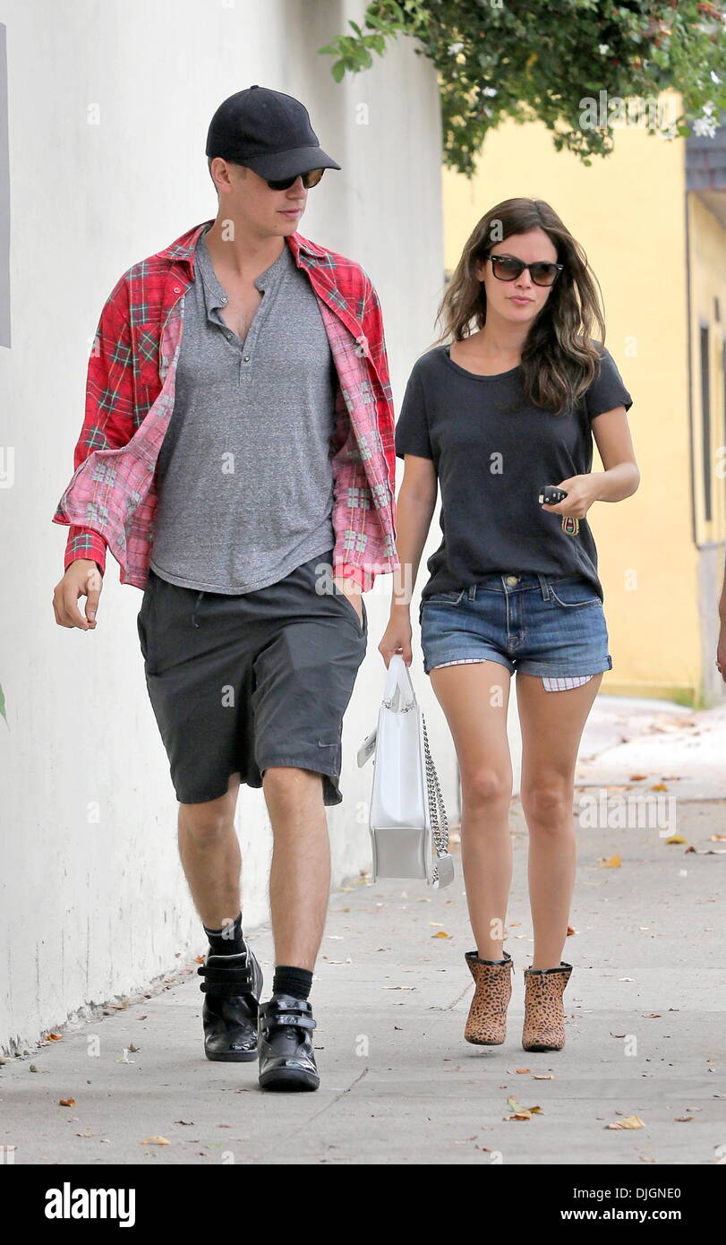 Rachel Bilson And Boyfriend Hayden Christensen Seen Out And About In Studio City Los Angeles California 12 07 12 Stock Photo Alamy