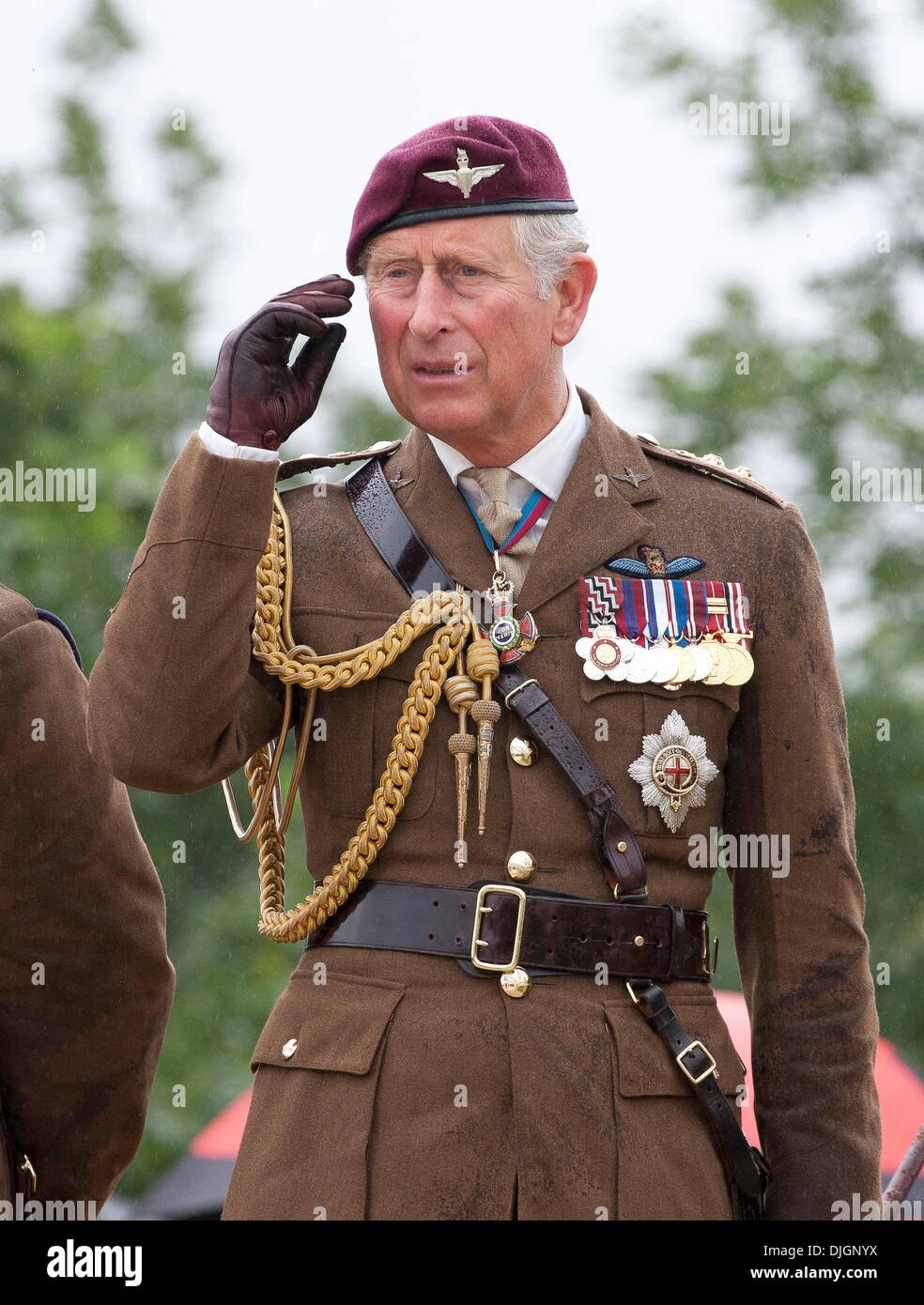 Charles, Prince of Wales attends the memorial ceremony for GCHQ and the ...