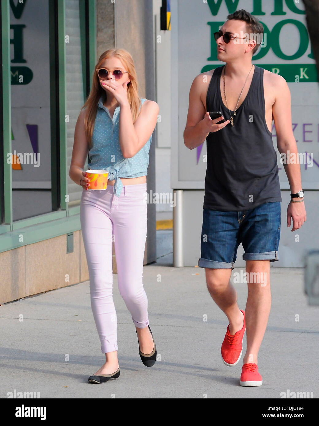 Brooklyn beckham and chloe moretz hi-res stock photography and images -  Alamy