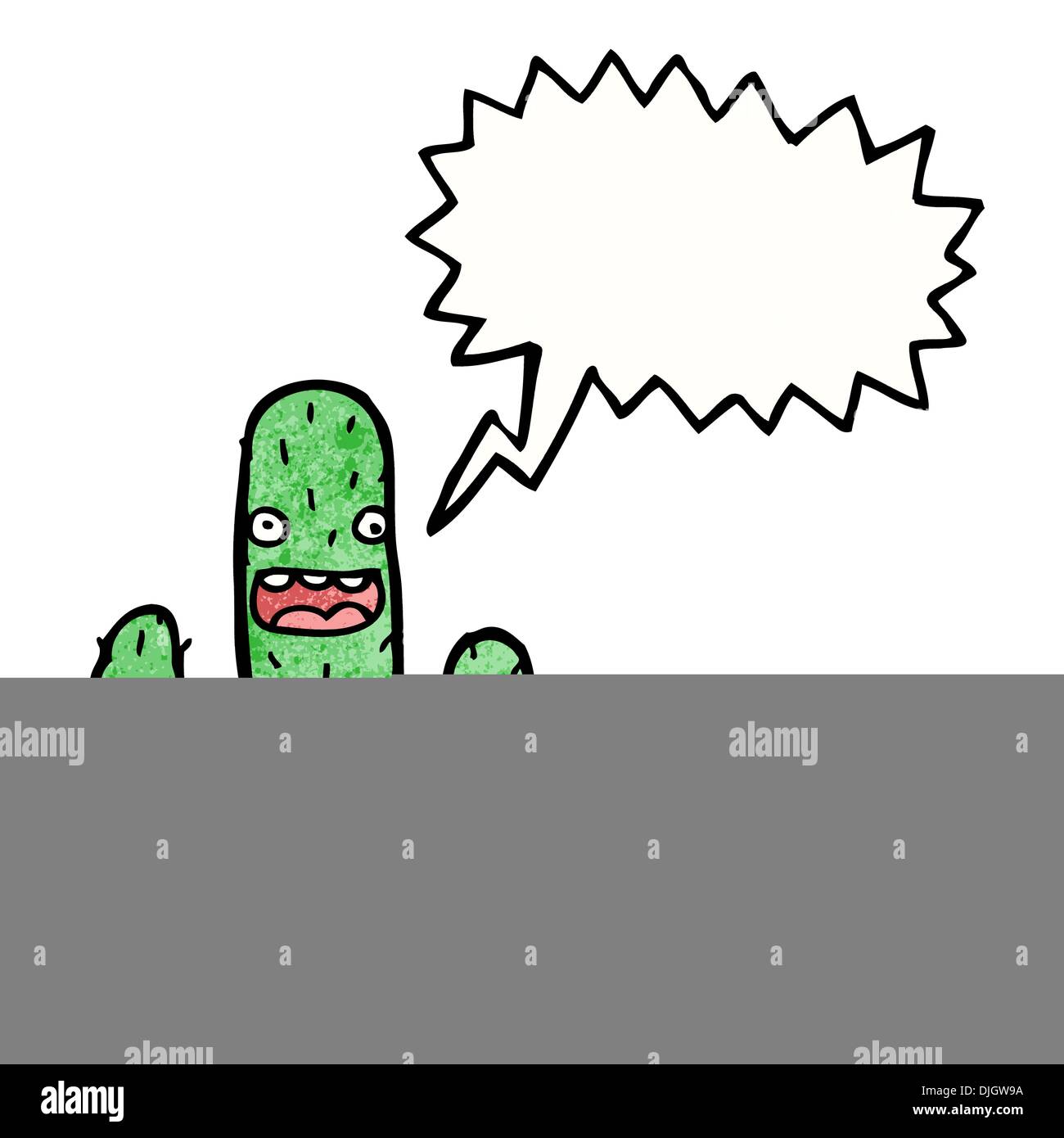 Retro cartoon with texture. Isolated on White. Stock Vector
