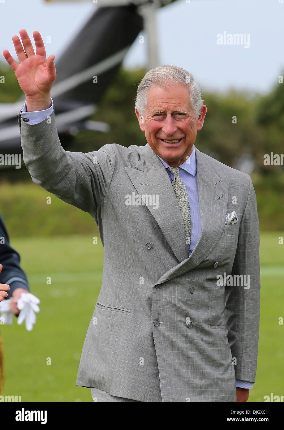 Prince Charles, Prince of Wales arrives on the Island of Sark The ...