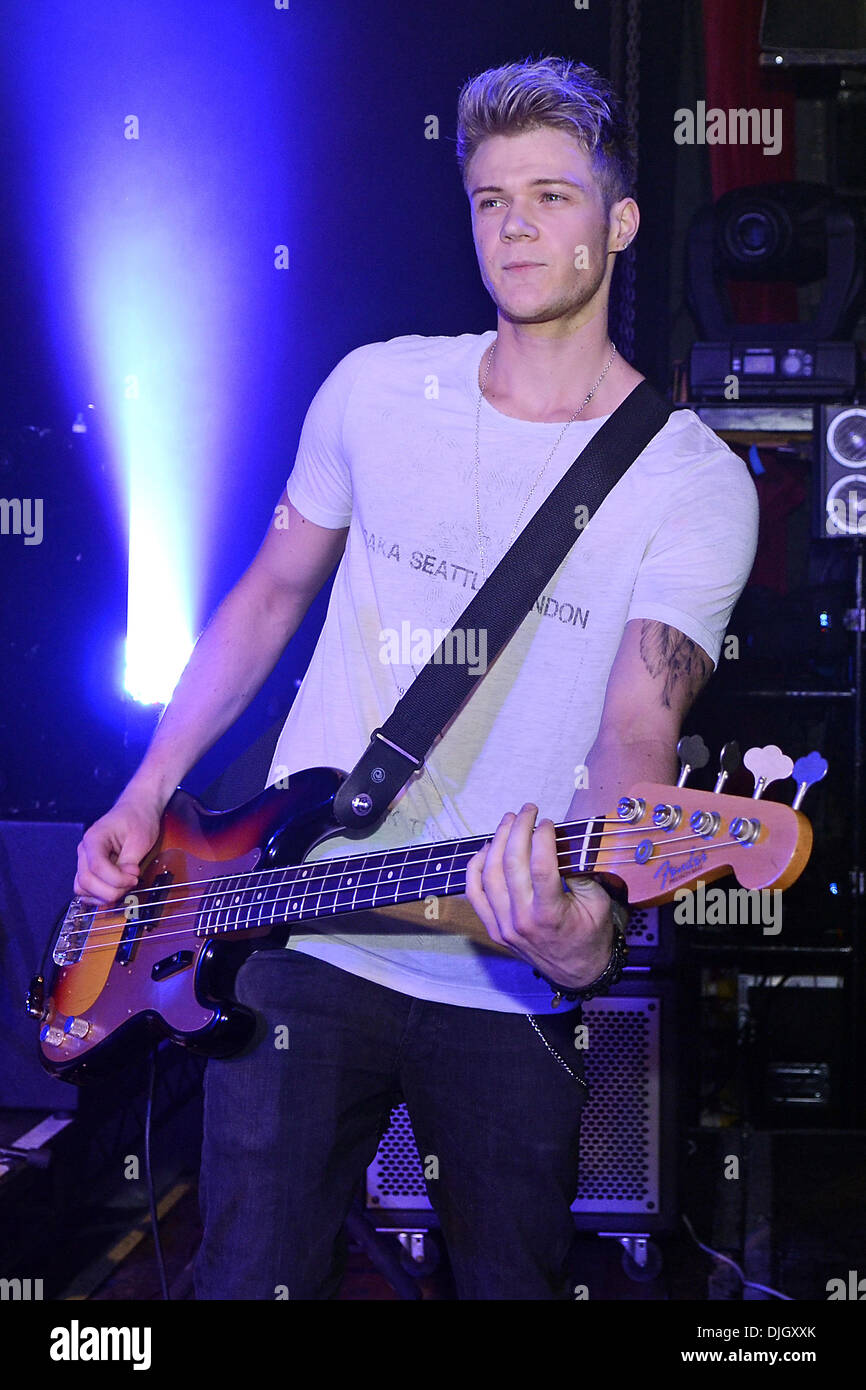 Ryan Fletcher UK boy band Lawson party and performance at GAY London