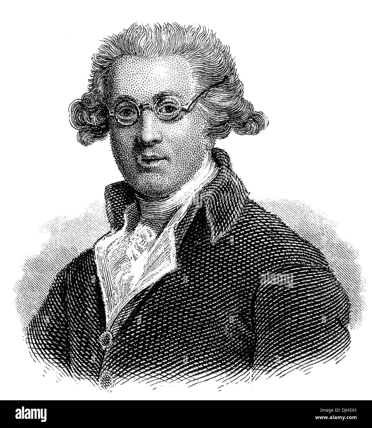 Portrait sir joshua reynolds english painter hi-res stock photography ...