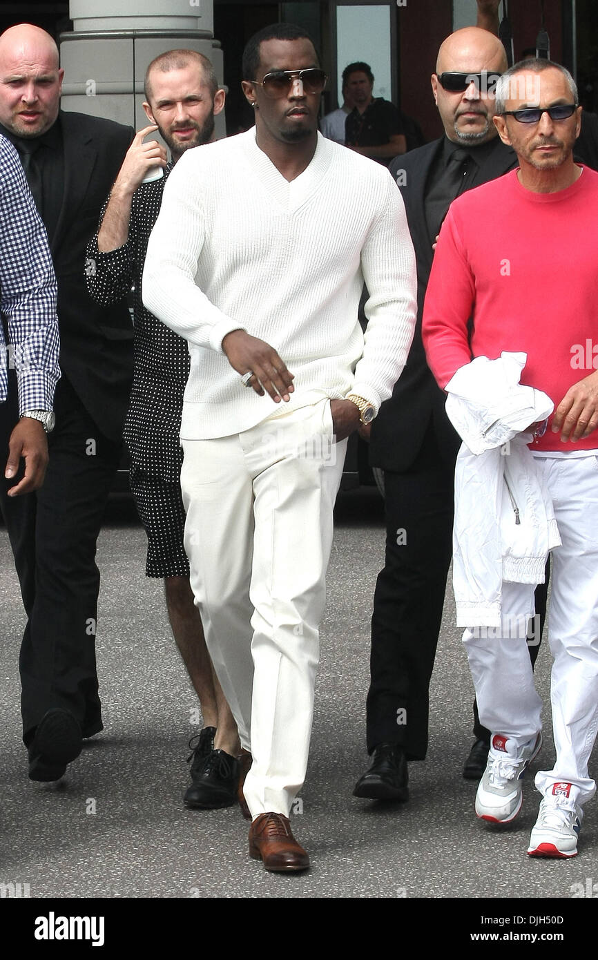 P Diddy Celebrities outside Martinez Hotel during 65th Cannes Film Festival  Cannes France - 19.05.12 Stock Photo - Alamy