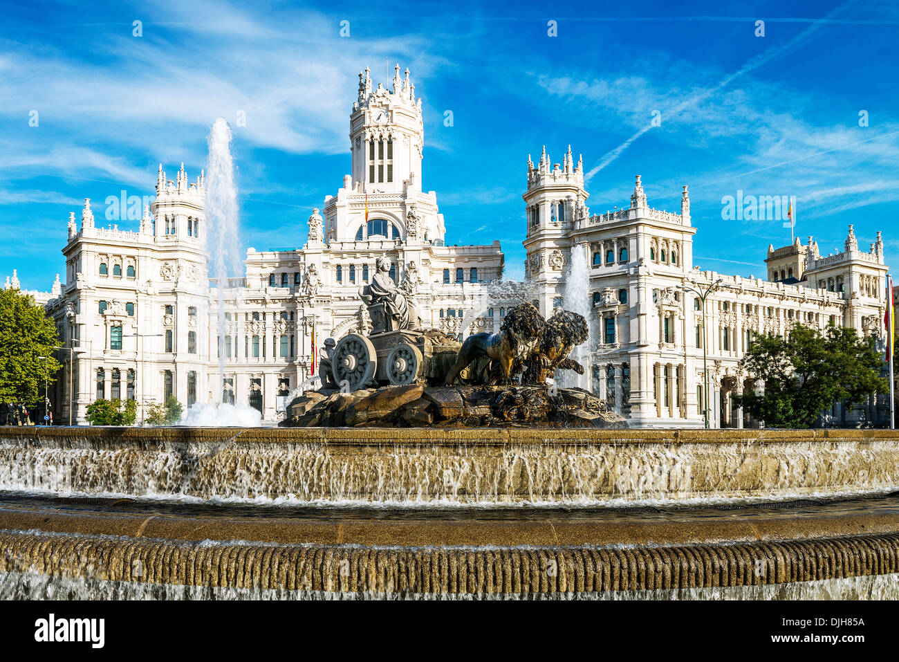 Cibeles museo and located downtown Madrid, Spain Stock Photo