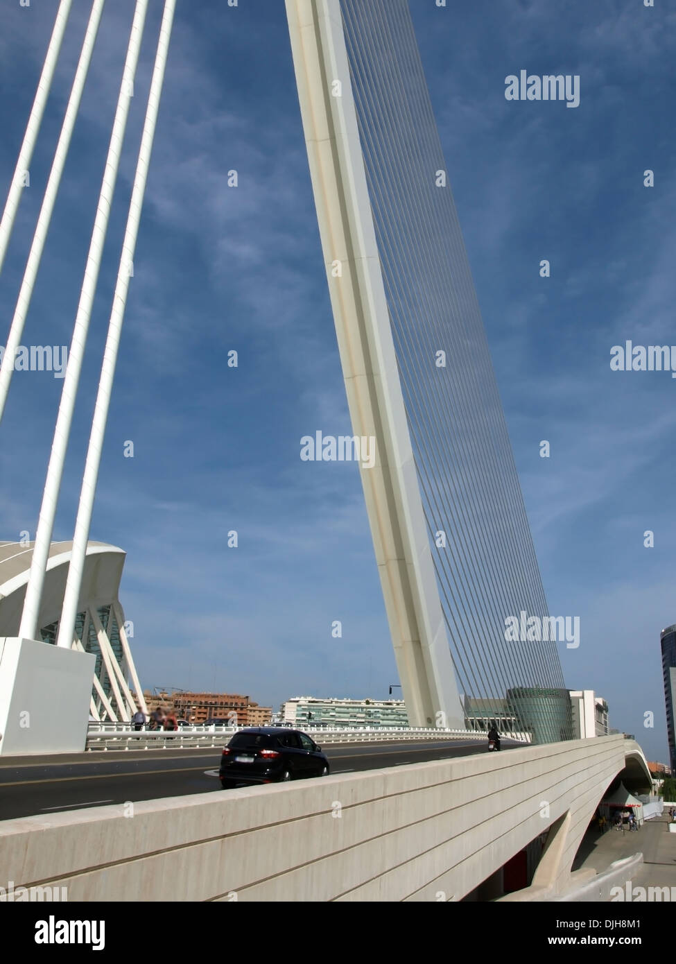 new bridge in Valencia,Spain Stock Photo