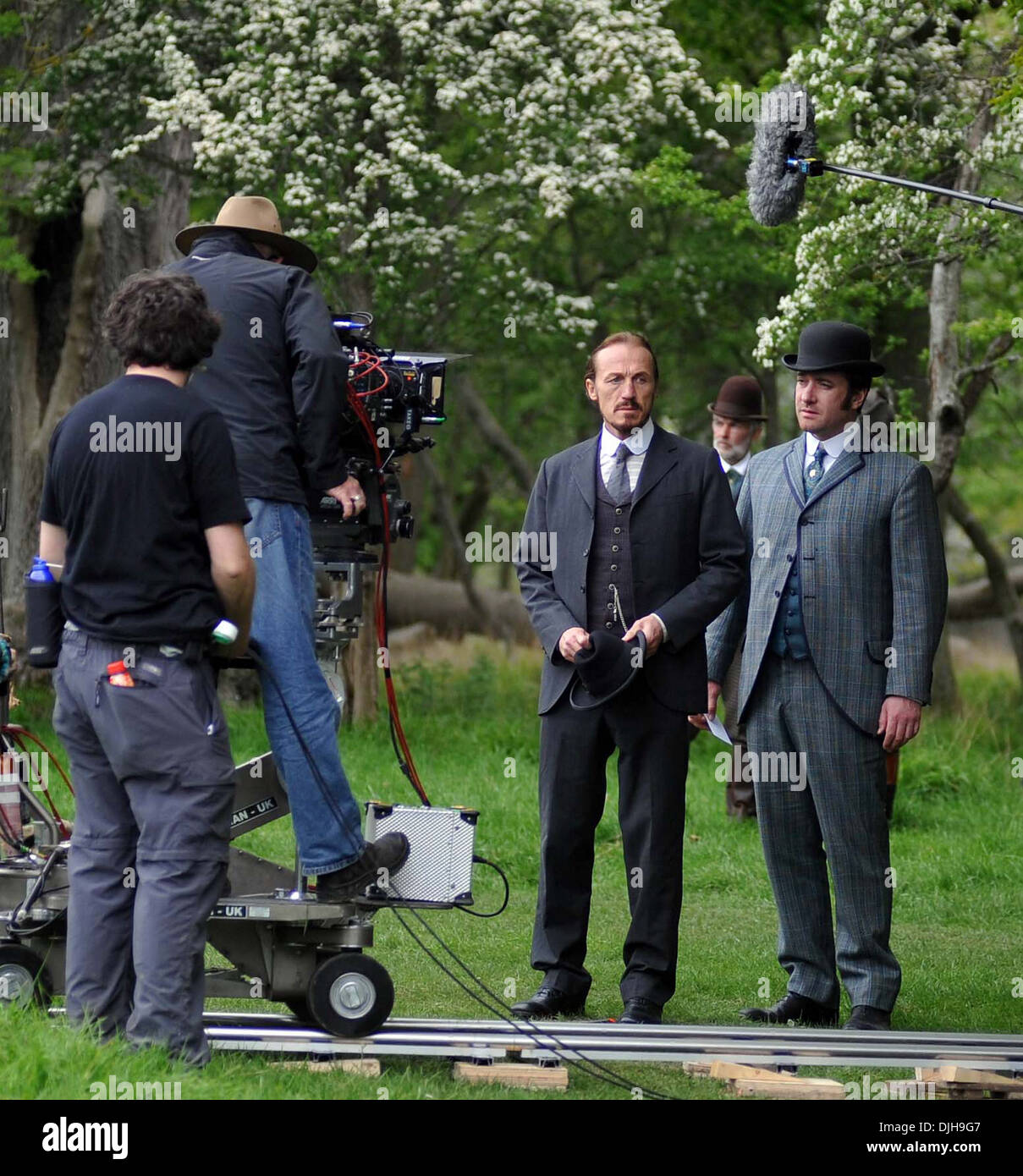 DUBLIN / IRELAND 21-05-12 FILMING OF BBC AMERICA'S PERIOD DRAMA ...