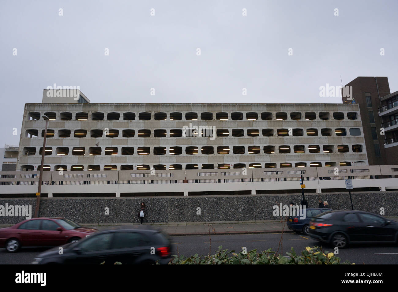 Worthing Seafront car park, West Sussex, UK Stock Photo Alamy