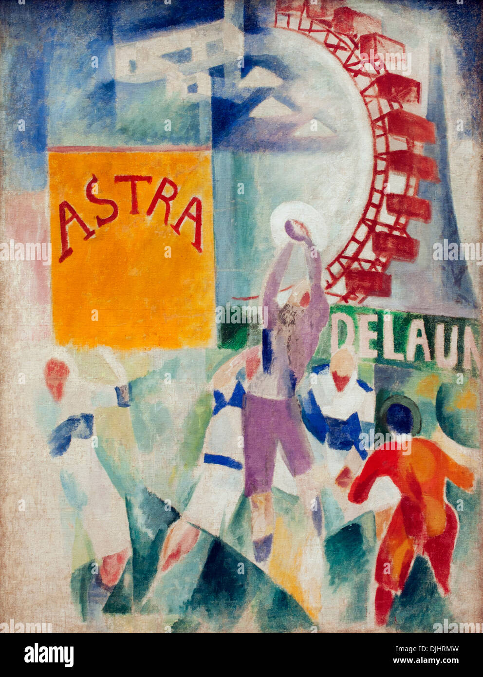 L'EQUIPE DE CARDIFF 1913 ROBERT DELAUNAY (1885-1941) France French Stock Photo