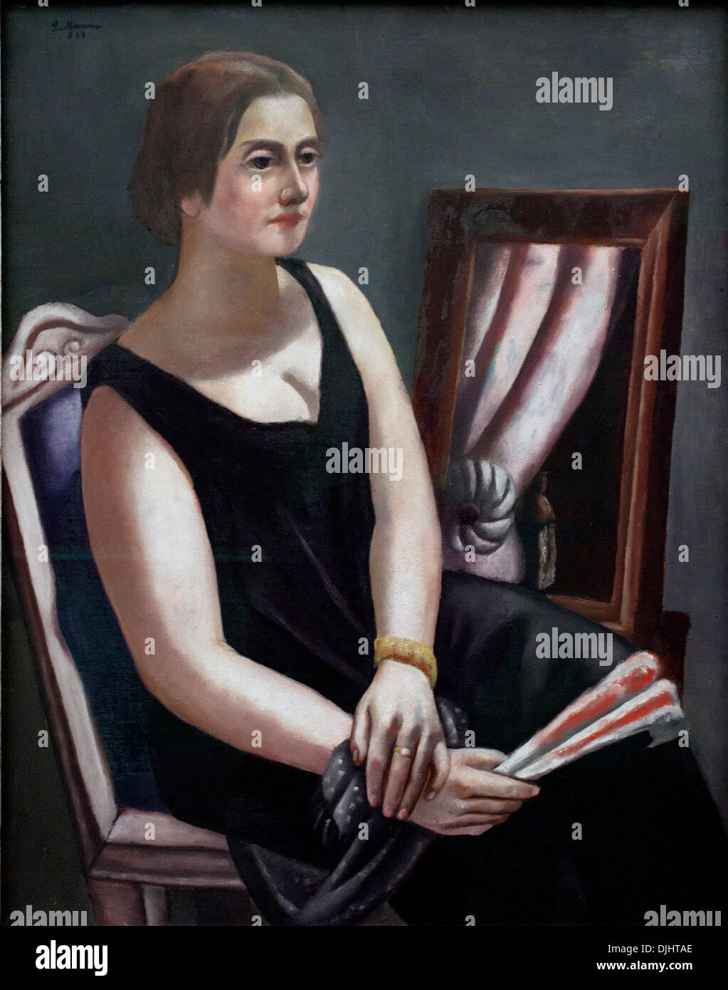 Bildnis Minna Beckmann - Portrait of Minna Beckmann Tube 1924 MAX Stock  Photo - Alamy