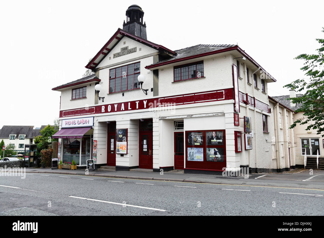Exterior of the Royalty Cinema on Lake Road in BownessOnWindermere